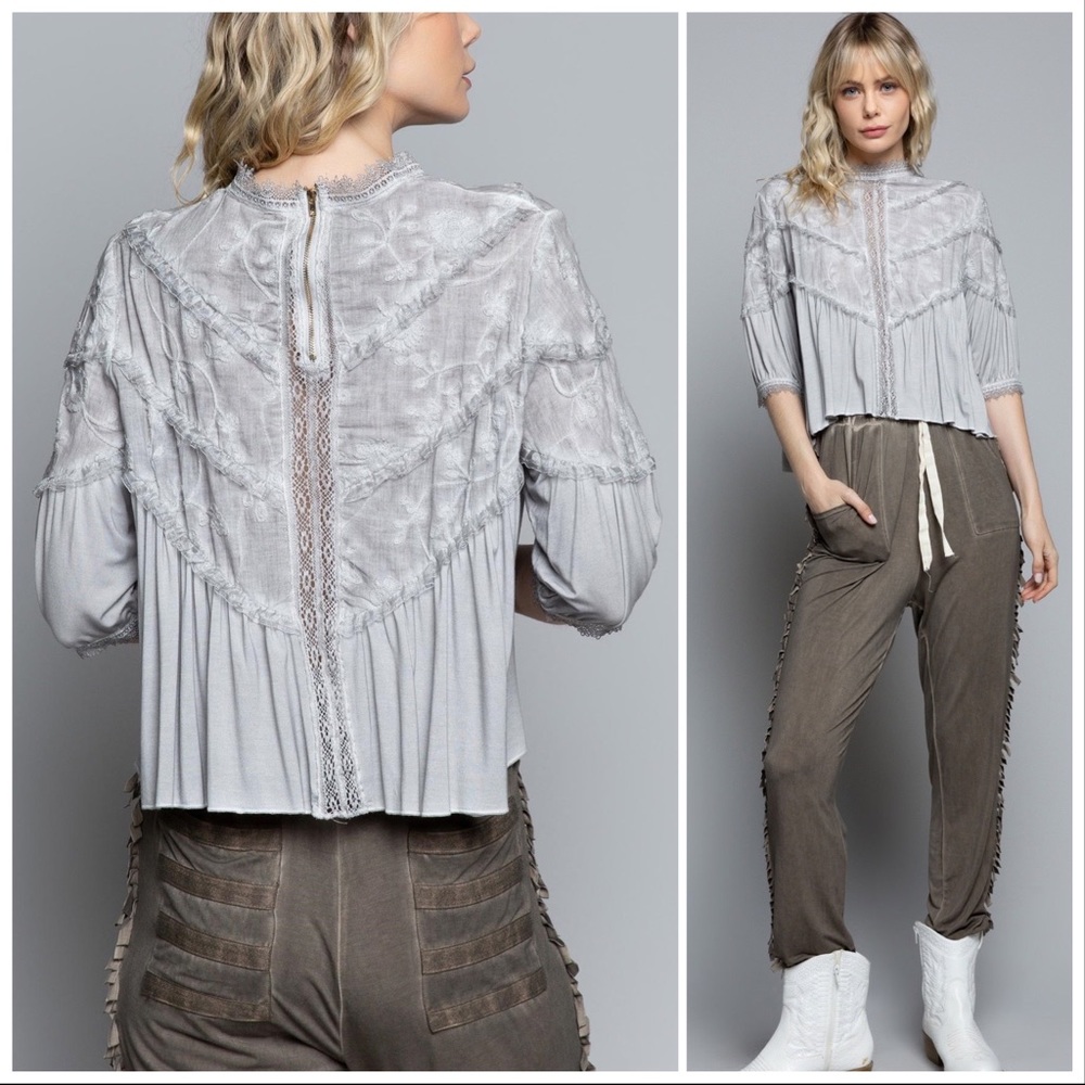 On the Fringe Mineral wash Joggers - Picture 4 of 10